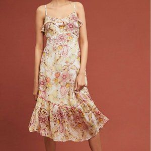 Anthropologie Meadow Rue "Lahaina" Floral Dress! 6